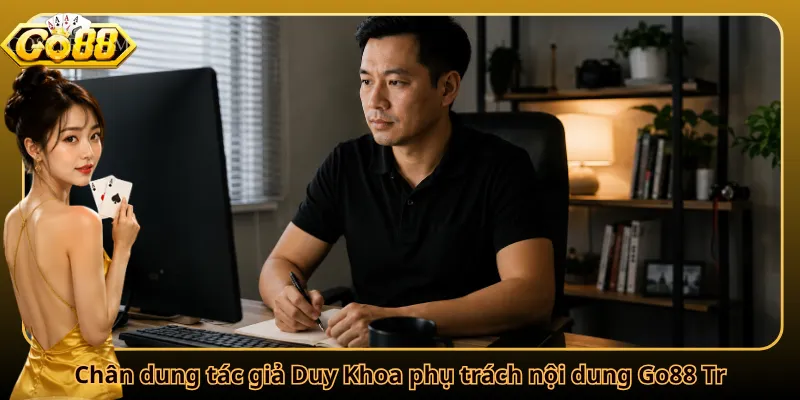 Chân dung tác giả Duy Khoa phụ trách nội dung Go88 Tr