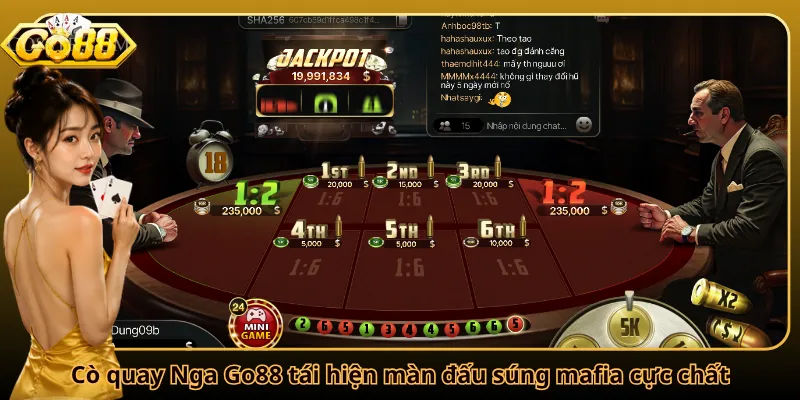 Cò quay Nga Go88 tái hiện màn đấu súng mafia cực chất