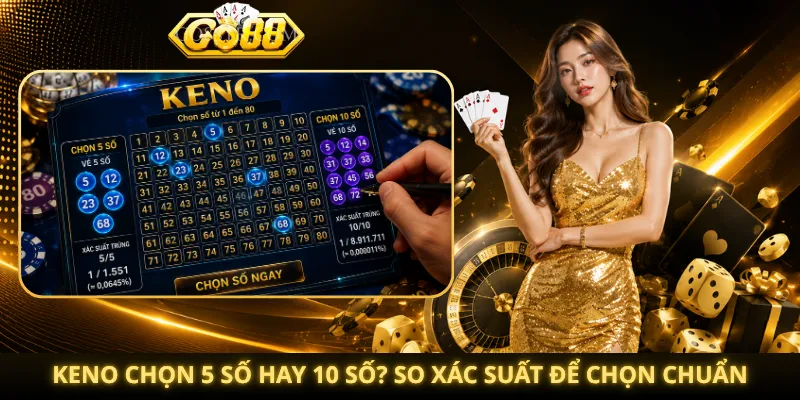 Keno Chọn 5 Số Hay 10 Số? So Xác Suất Để Chọn Chuẩn