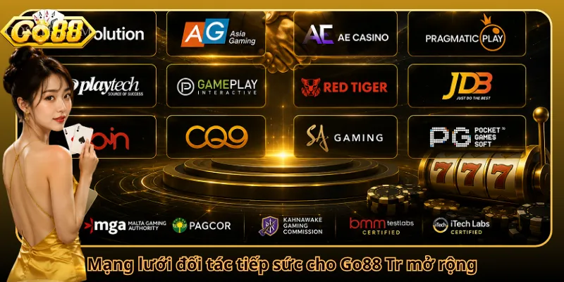 Mạng lưới đối tác tiếp sức cho Go88 Tr mở rộng