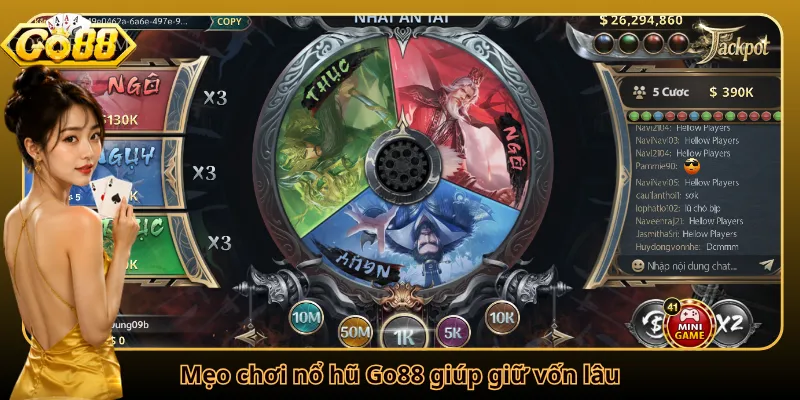 Mẹo chơi nổ hũ Go88 giúp giữ vốn lâu