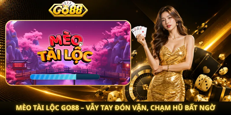 Mèo Tài Lộc Go88 – Vẫy Tay Đón Vận, Chạm Hũ Bất Ngờ