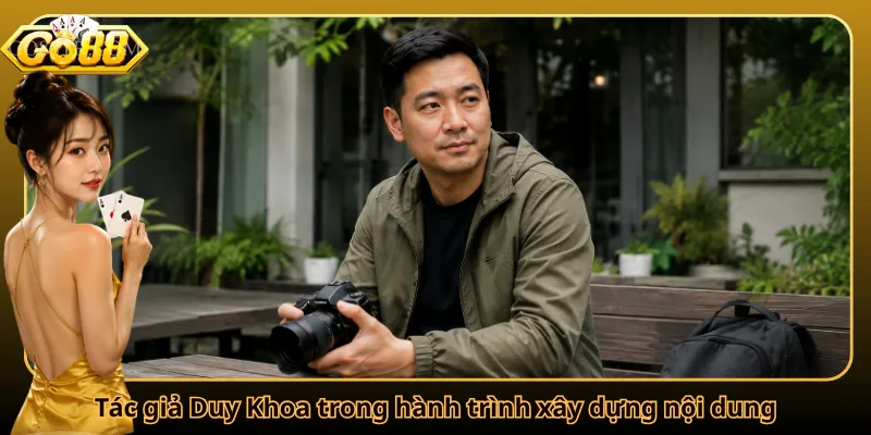 Tác giả Duy Khoa trong hành trình xây dựng nội dung